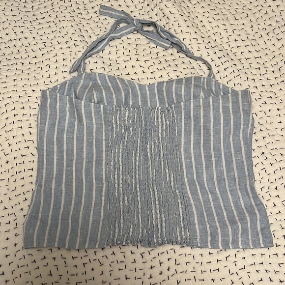 Linen Reformation Halter Top - Picture 2 of 5
